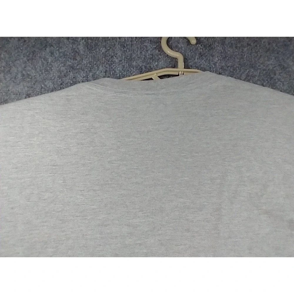 Champion Mens T-Shirt 3XT Gray Heather Script Logo Big & Tall Short Sleeve Tee - Picture 5 of 9